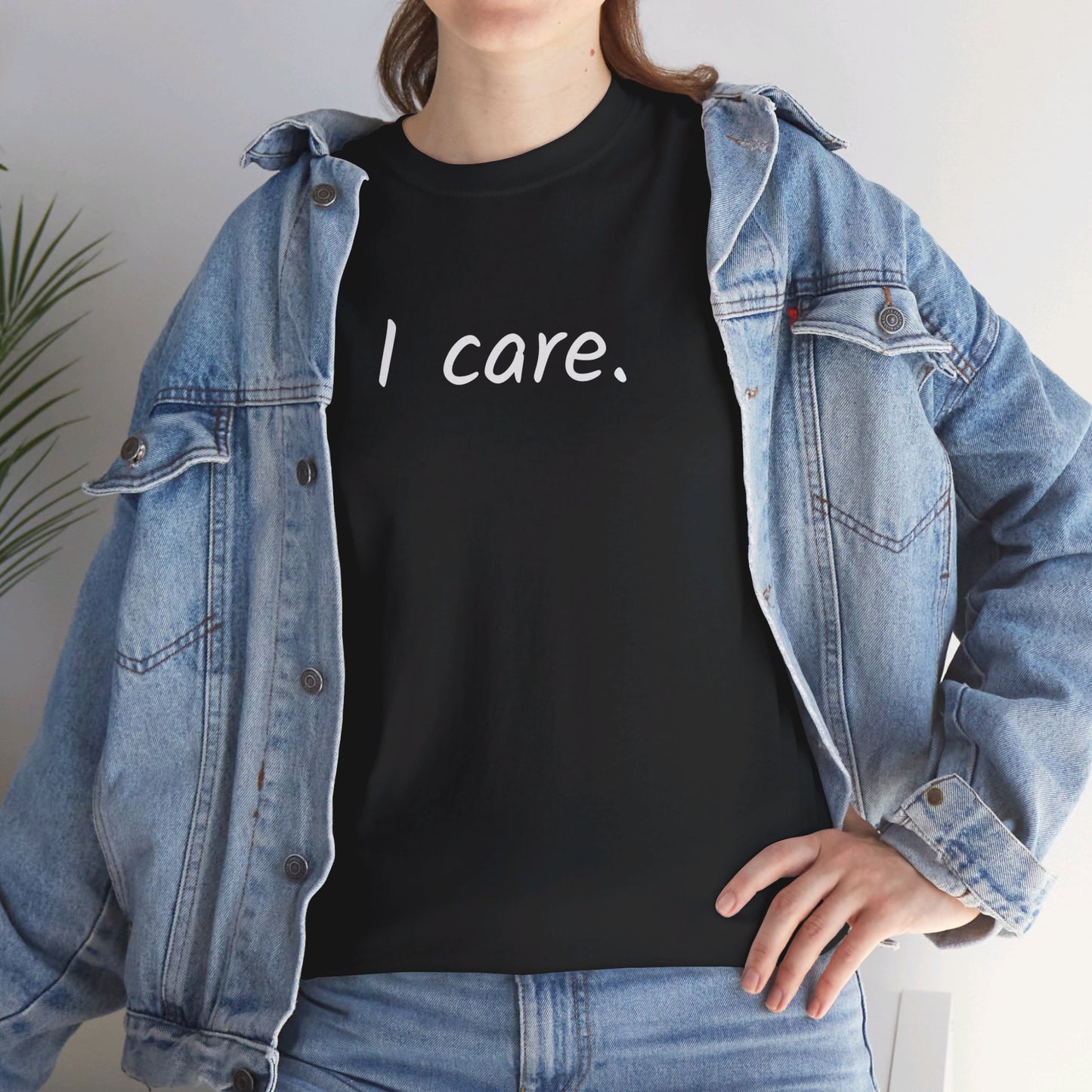 I Care Unisex Heavy Cotton Tee