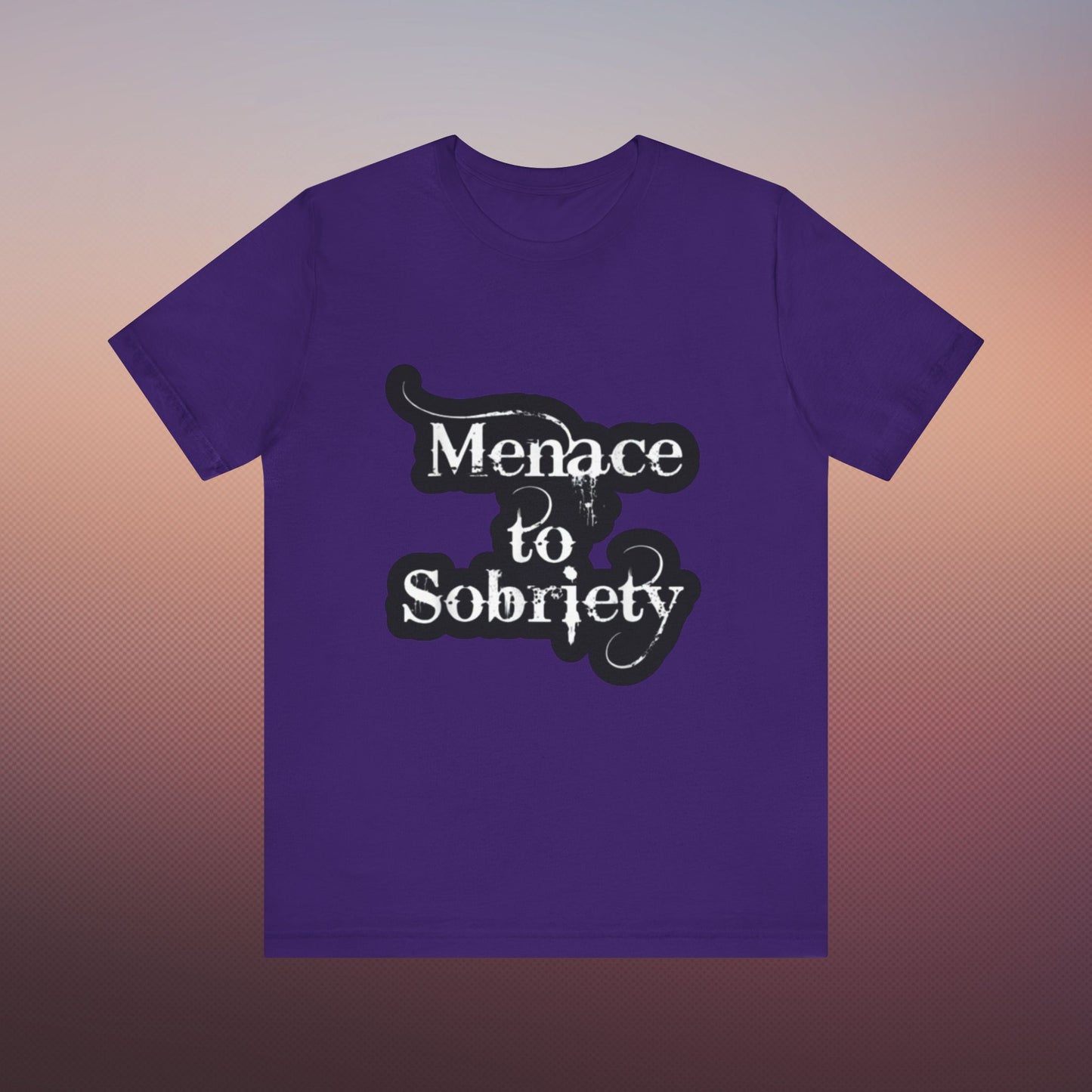 Menace To Sobriety Unisex Jersey Short Sleeve Tee