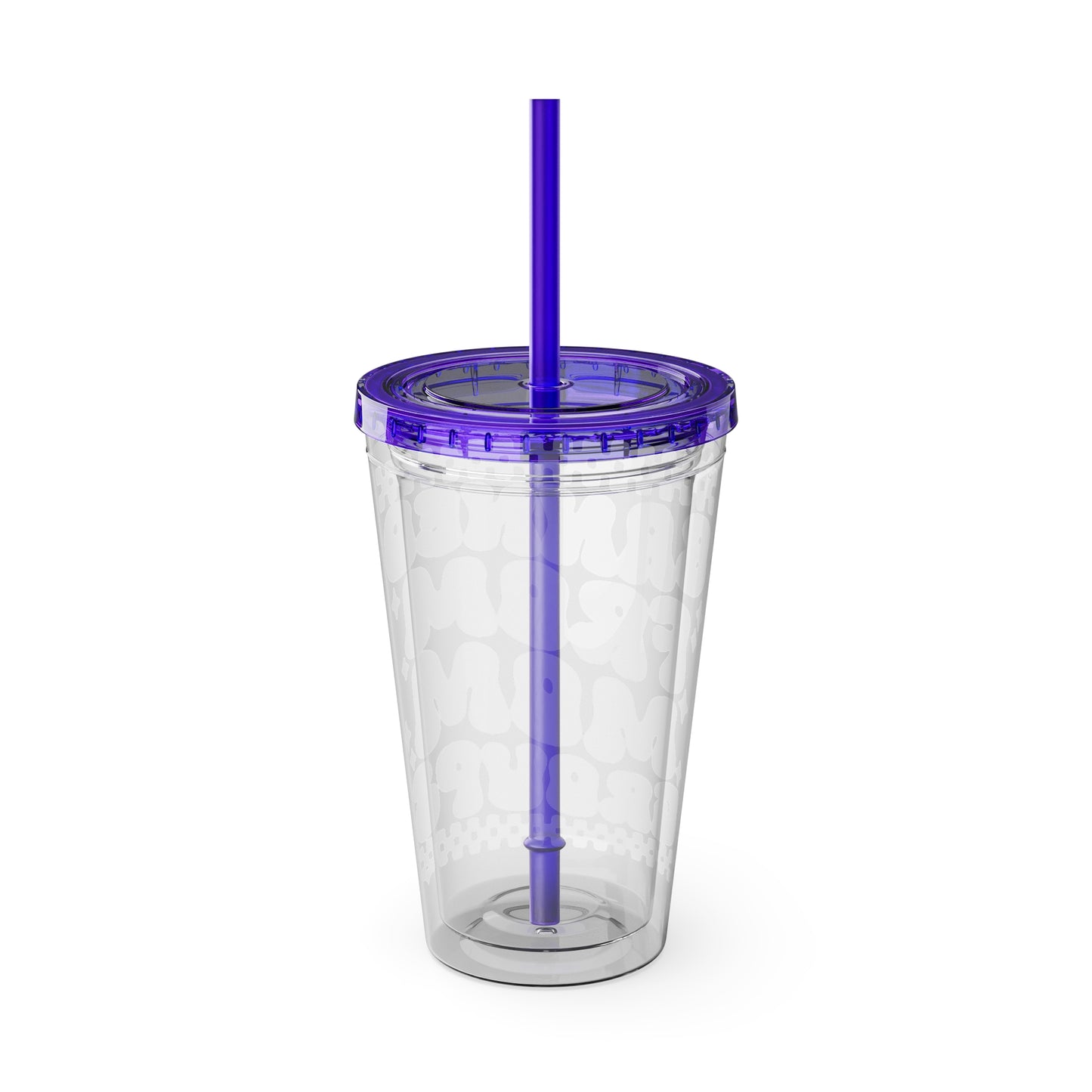 Banned From Mom Groups Sunsplash Tumbler with Straw, 16oz