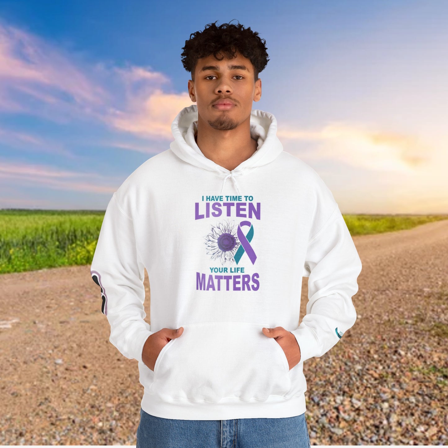 Your Life Matters To Me Unisex Heavy Blend™ Hooded Sweatshirt