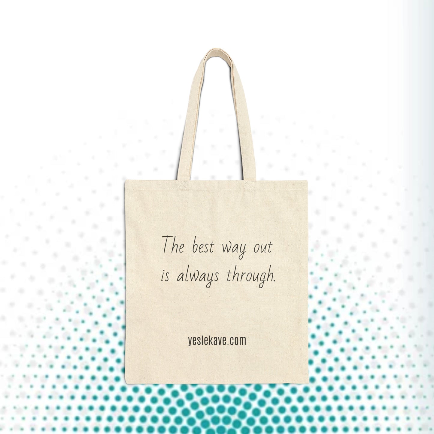 Say No Cotton Canvas Tote Bag