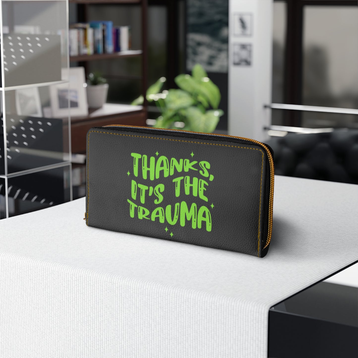 Zipper Wallet - thanks, its the trauma