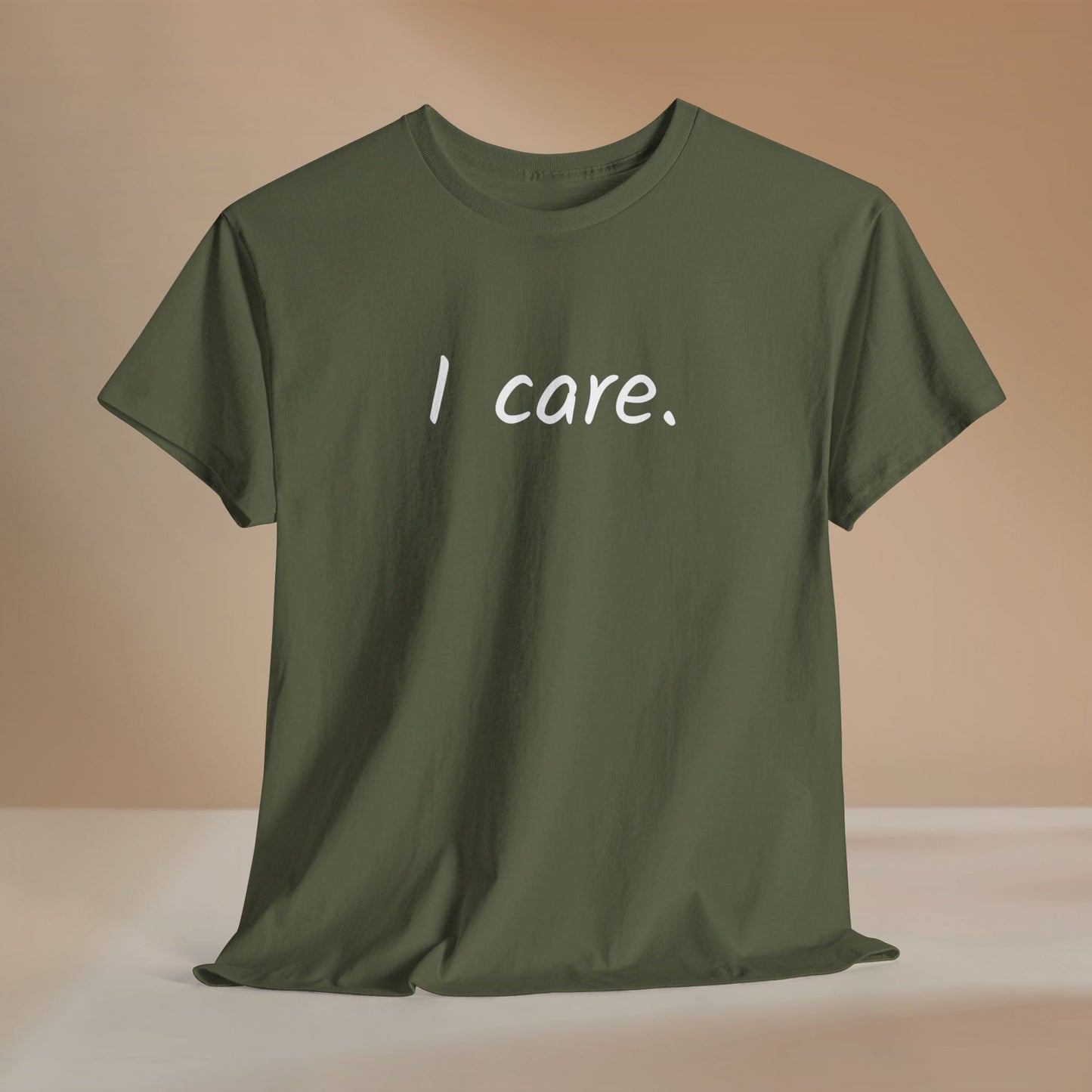 I Care Unisex Heavy Cotton Tee