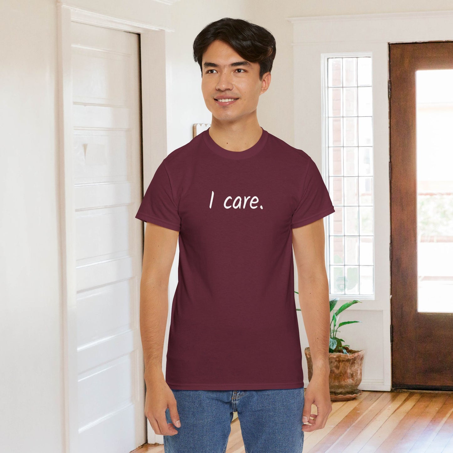 I Care Unisex Heavy Cotton Tee