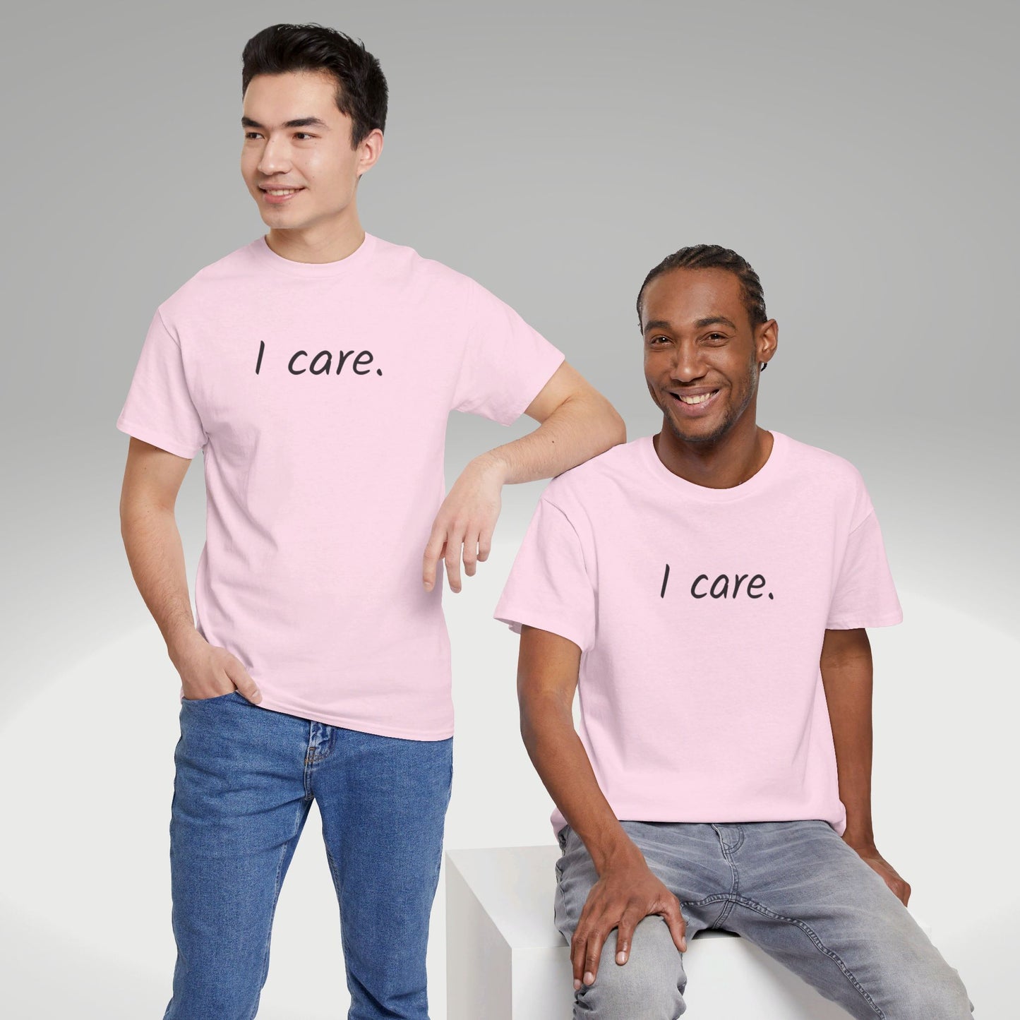 I Care Unisex Heavy Cotton Tee