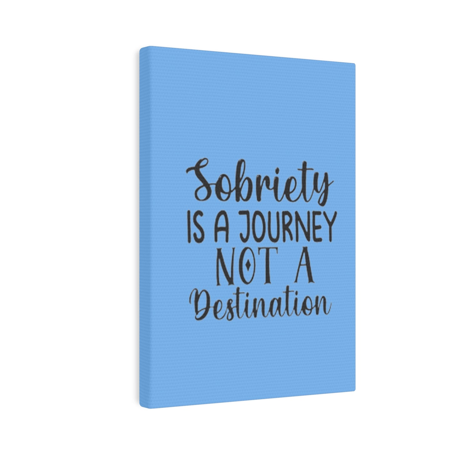 Canvas Tile - Sobriety is a Journey Wall Decor