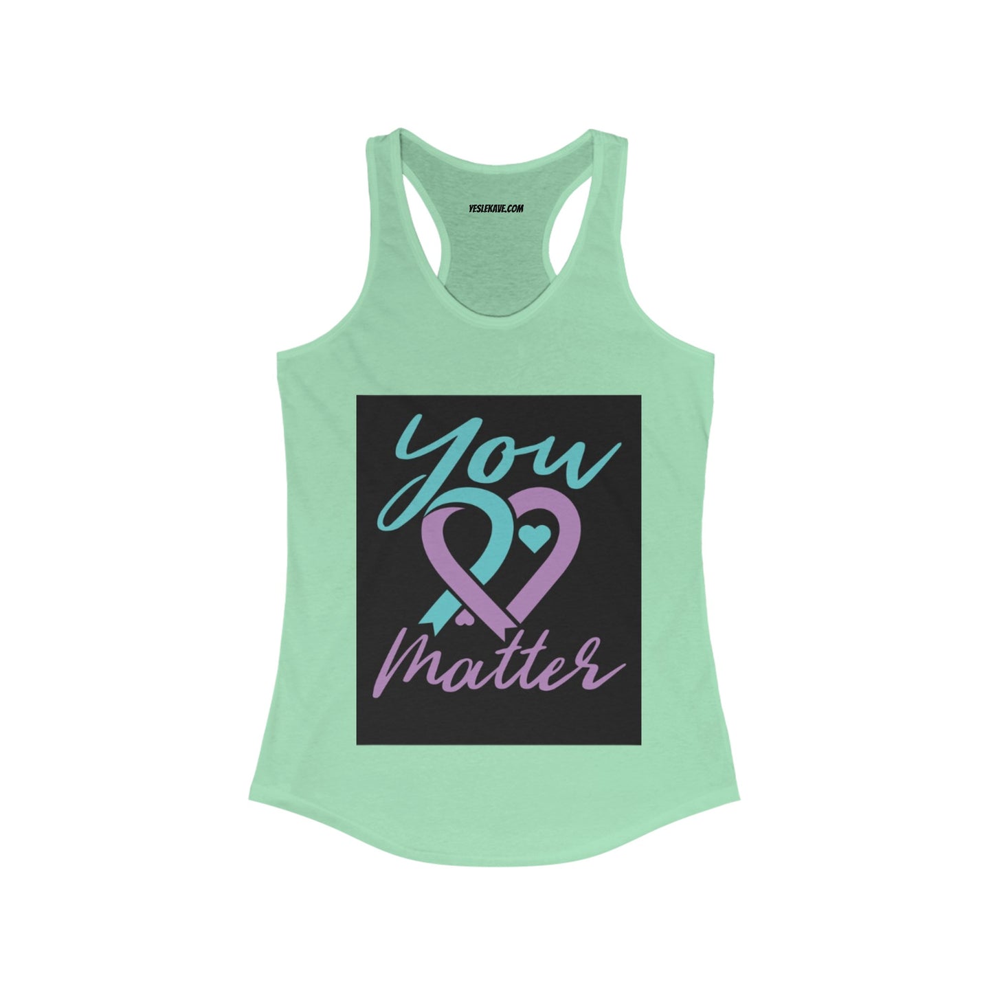 You Matter Women's Ideal Racerback Tank