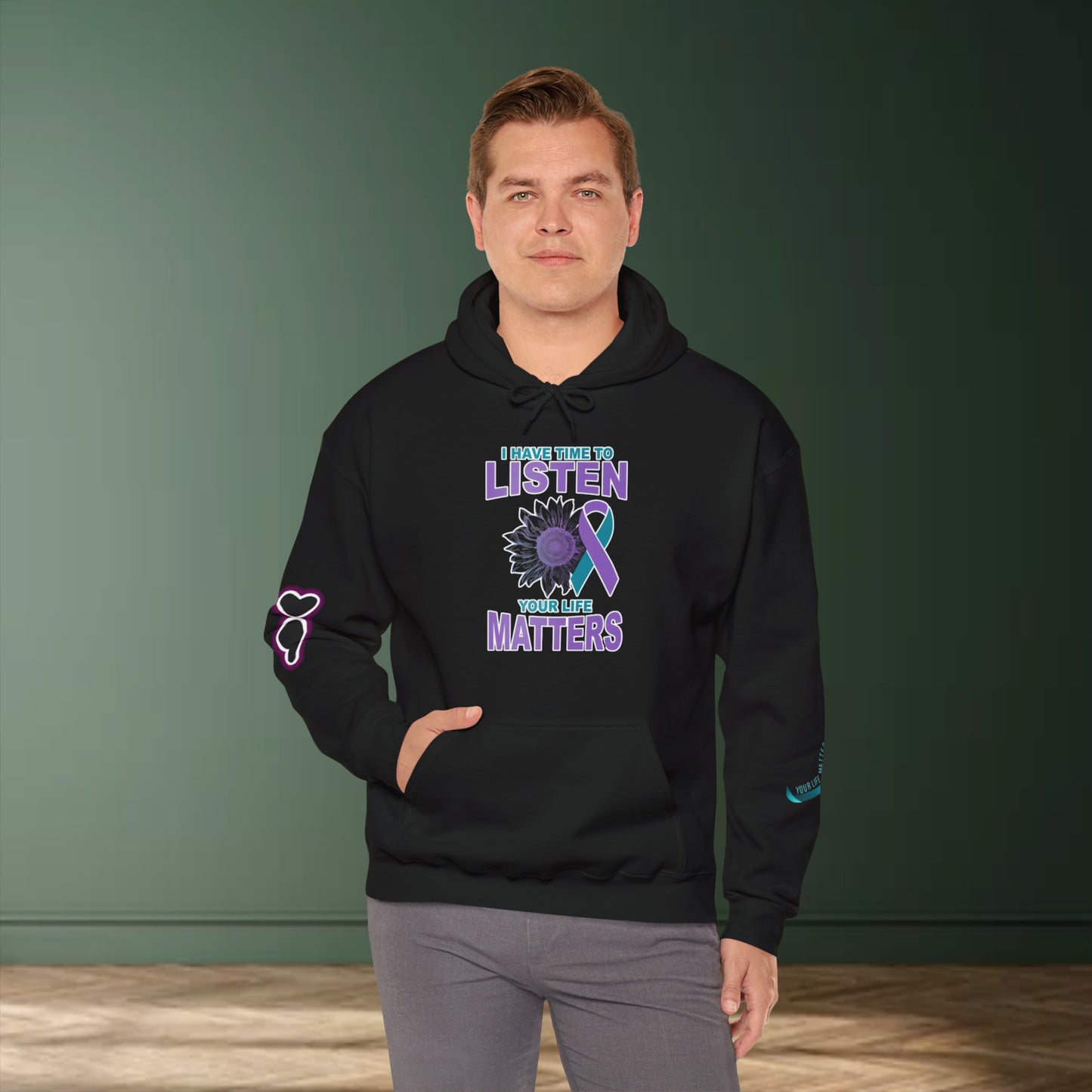 Your Life Matters To Me Unisex Heavy Blend™ Hooded Sweatshirt