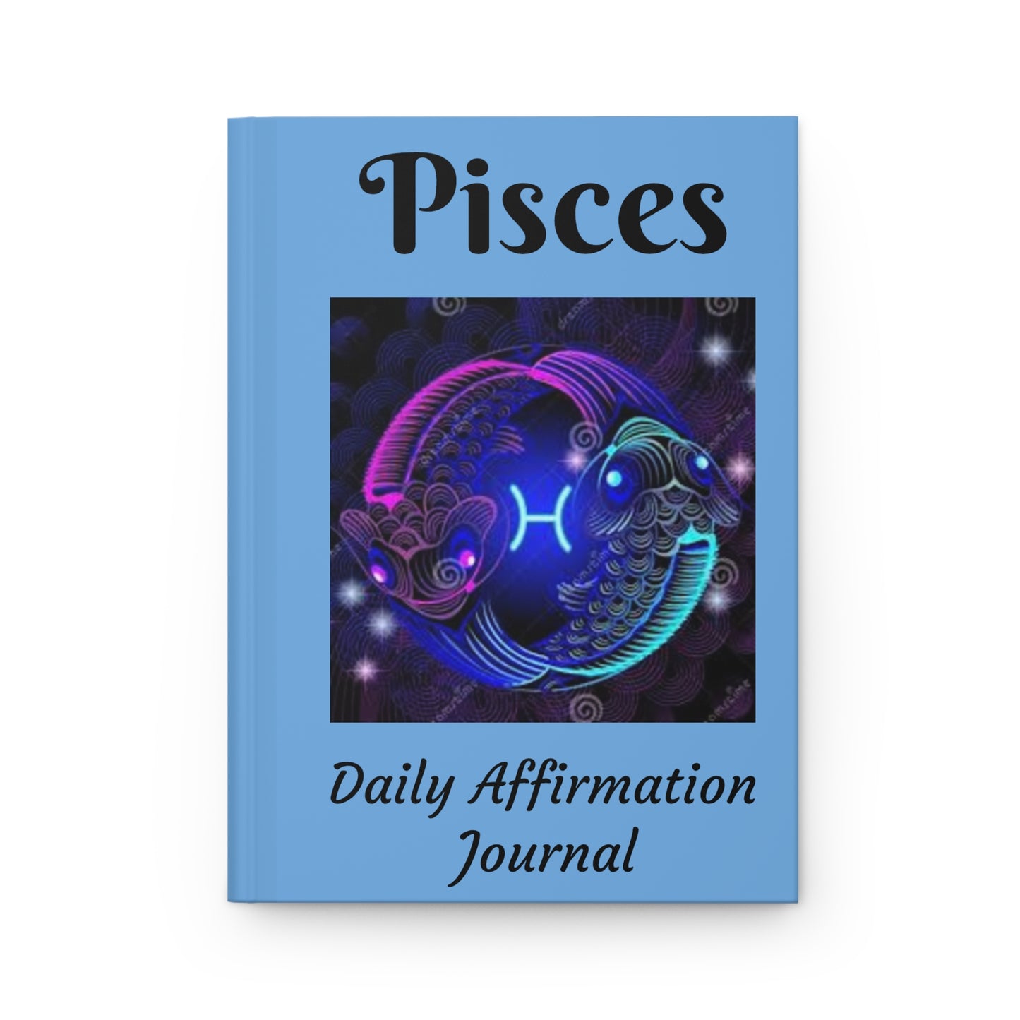 Pisces Hardcover Daily Affirmation Journal Matte