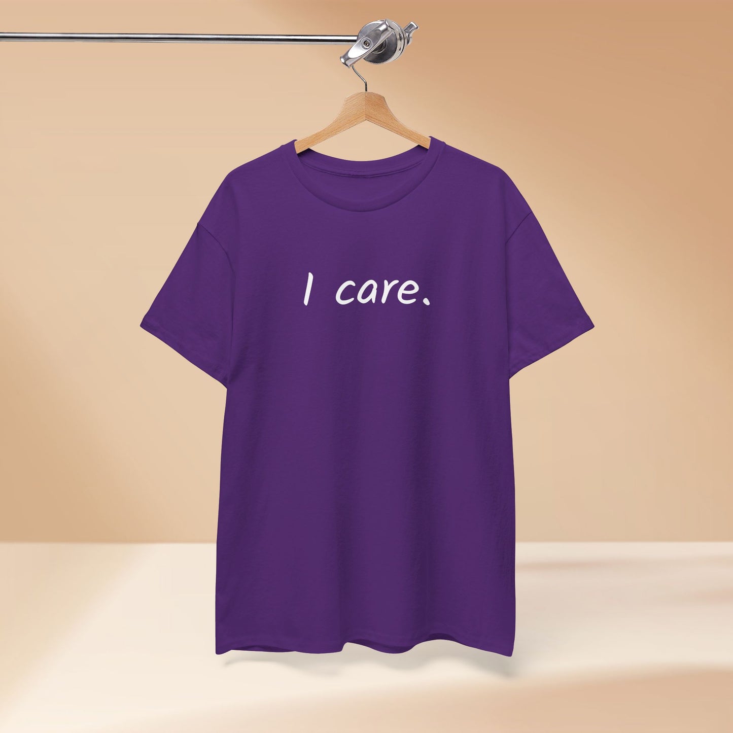 I Care Unisex Heavy Cotton Tee