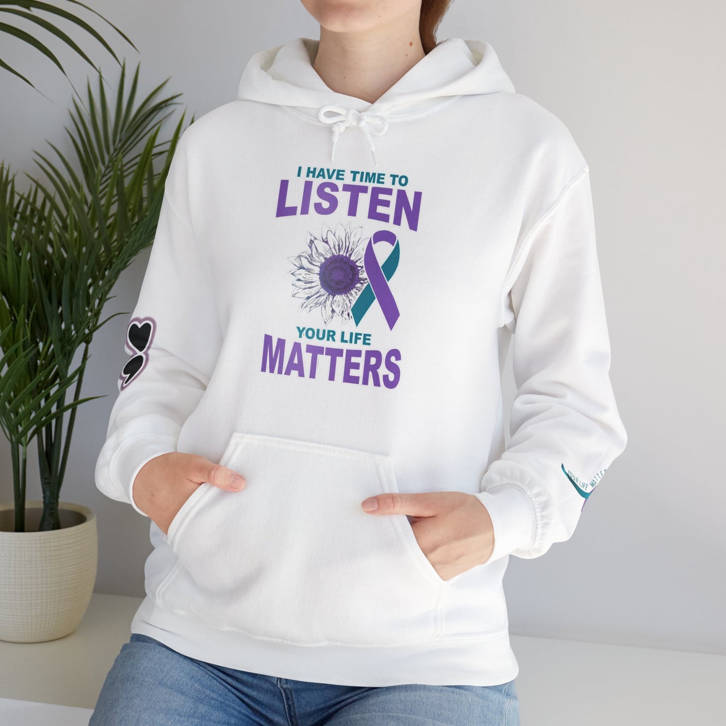 Your Life Matters To Me Unisex Heavy Blend™ Hooded Sweatshirt