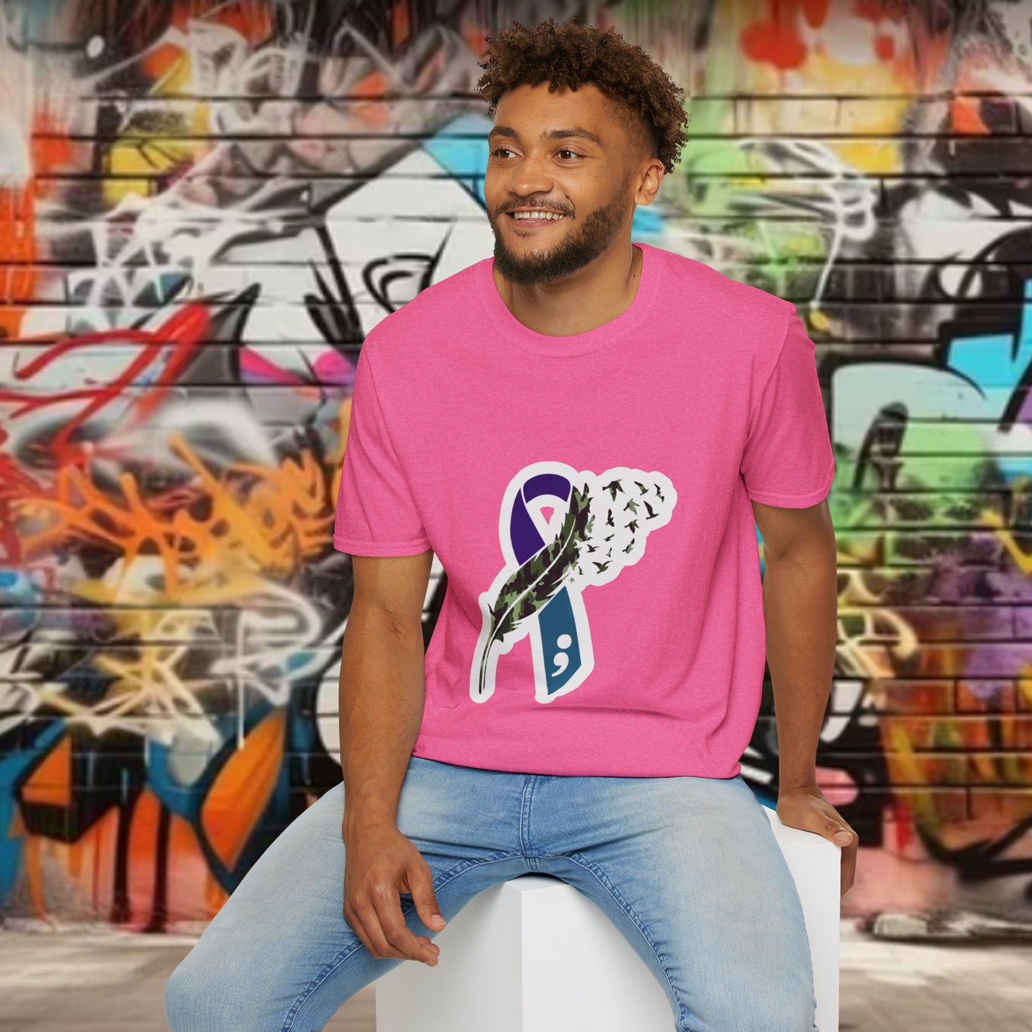 Suicide Awareness Unisex Softstyle T-Shirt