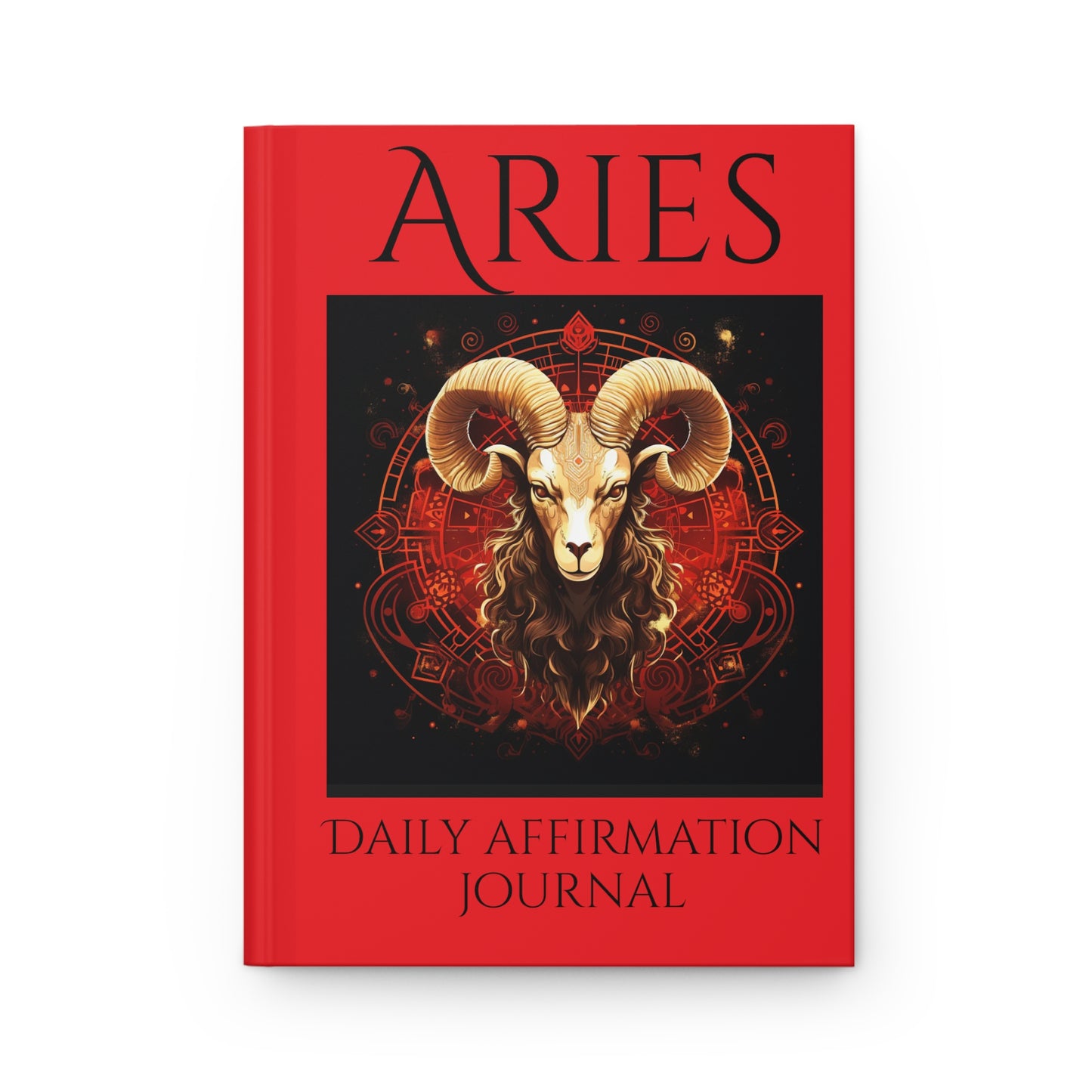 Aries Daily Affirmation Hardcover Journal Matte