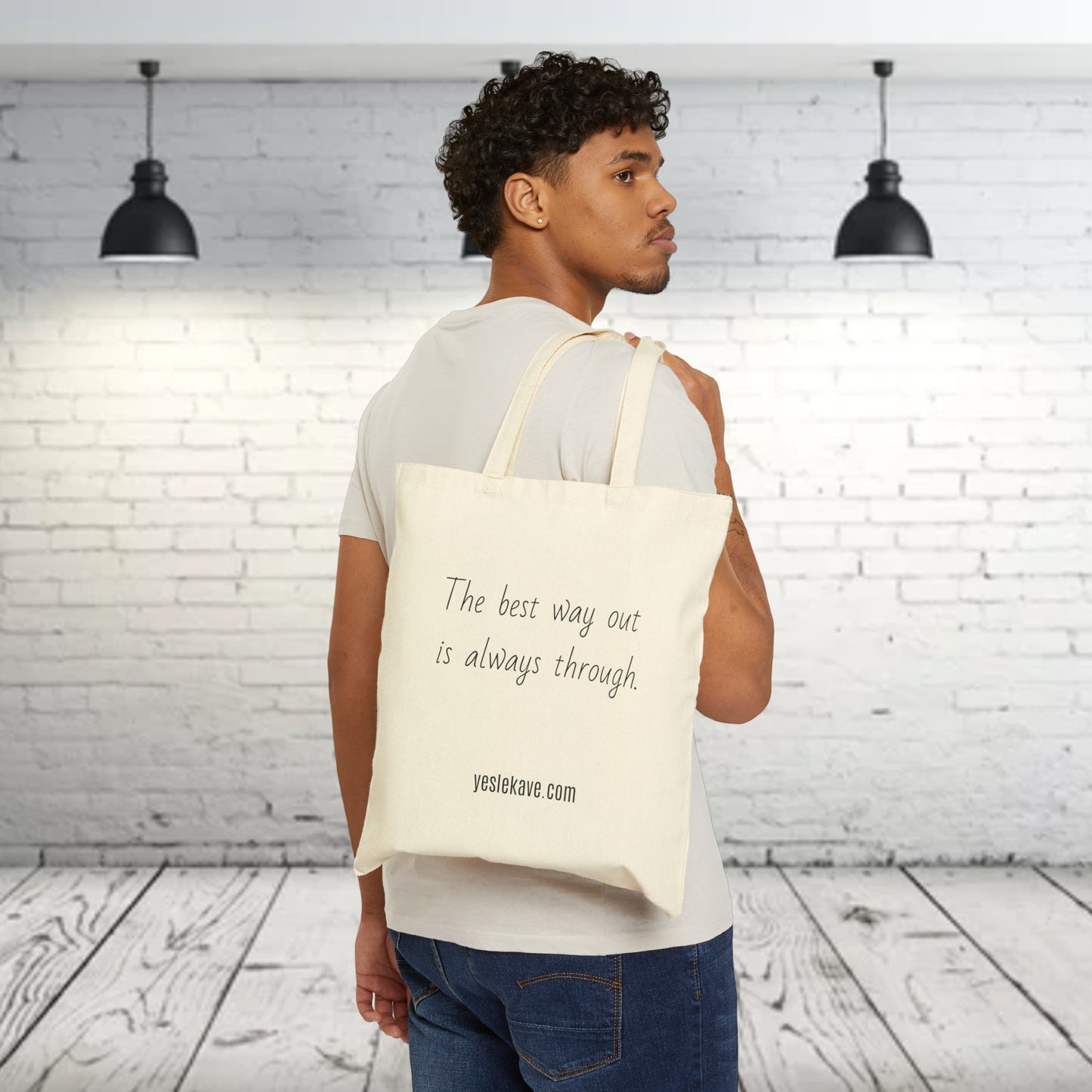 Say No Cotton Canvas Tote Bag