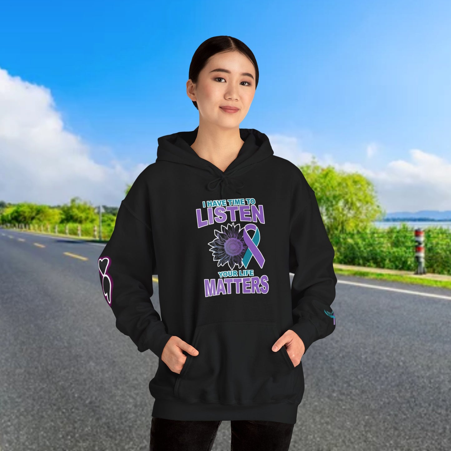 Your Life Matters To Me Unisex Heavy Blend™ Hooded Sweatshirt