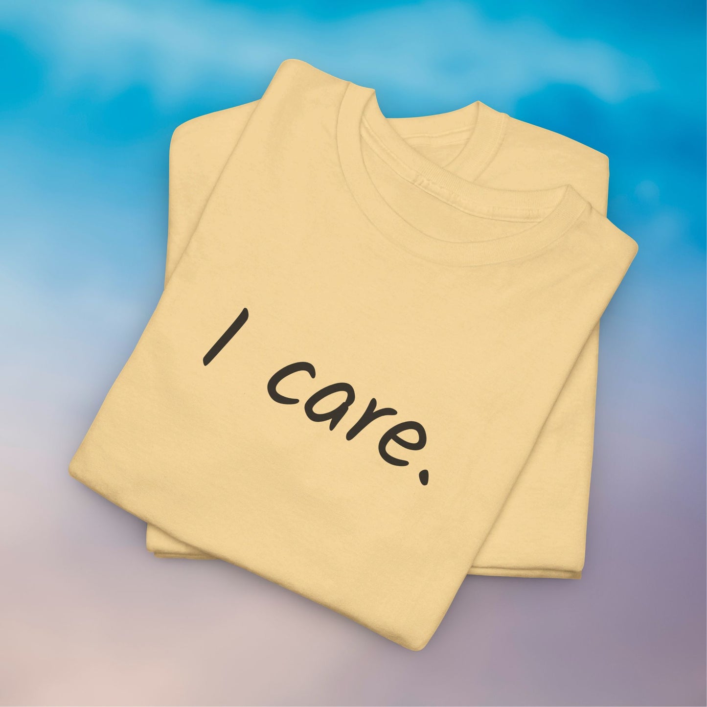 I Care Unisex Heavy Cotton Tee