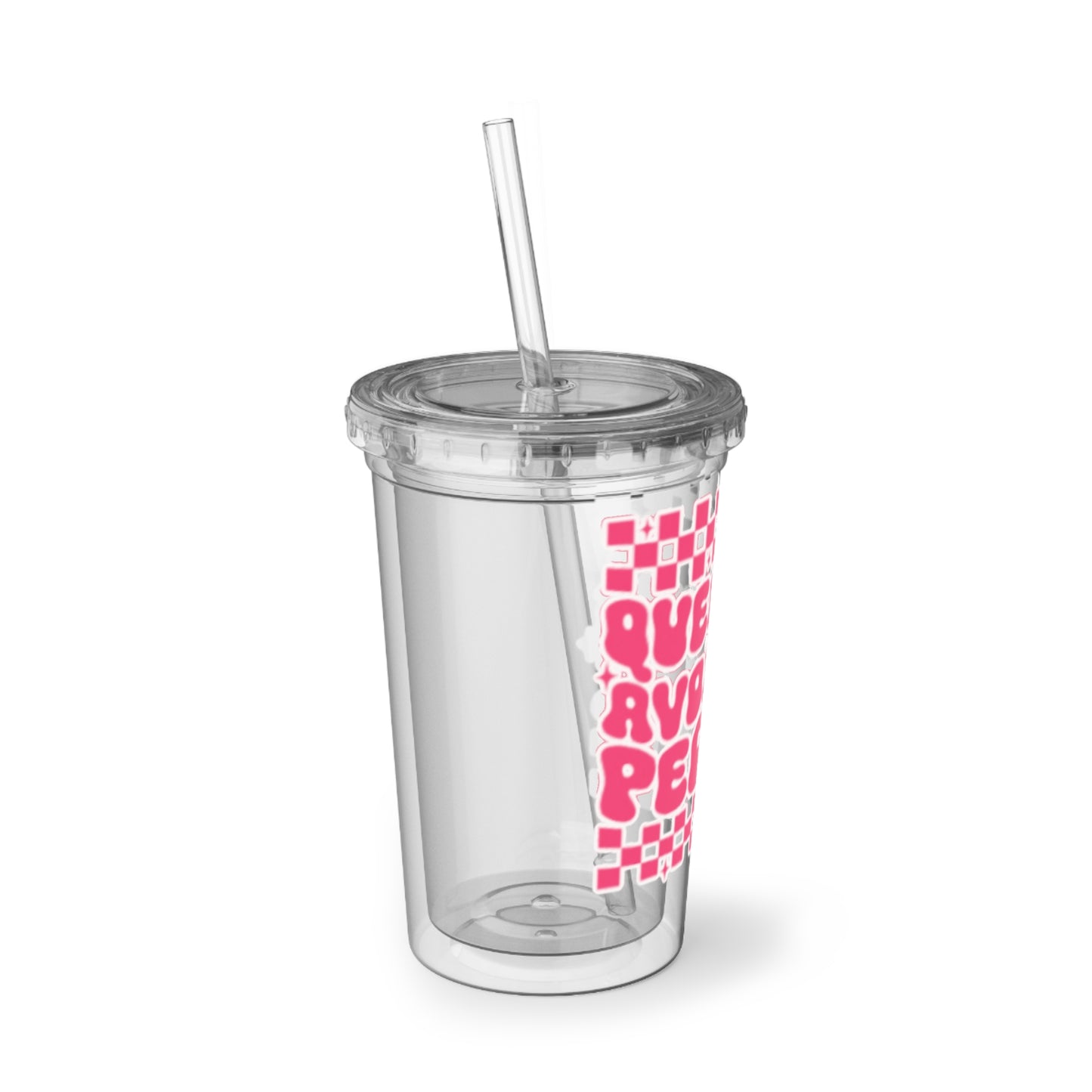 Queen Of Avoiding People Suave Acrylic Cup