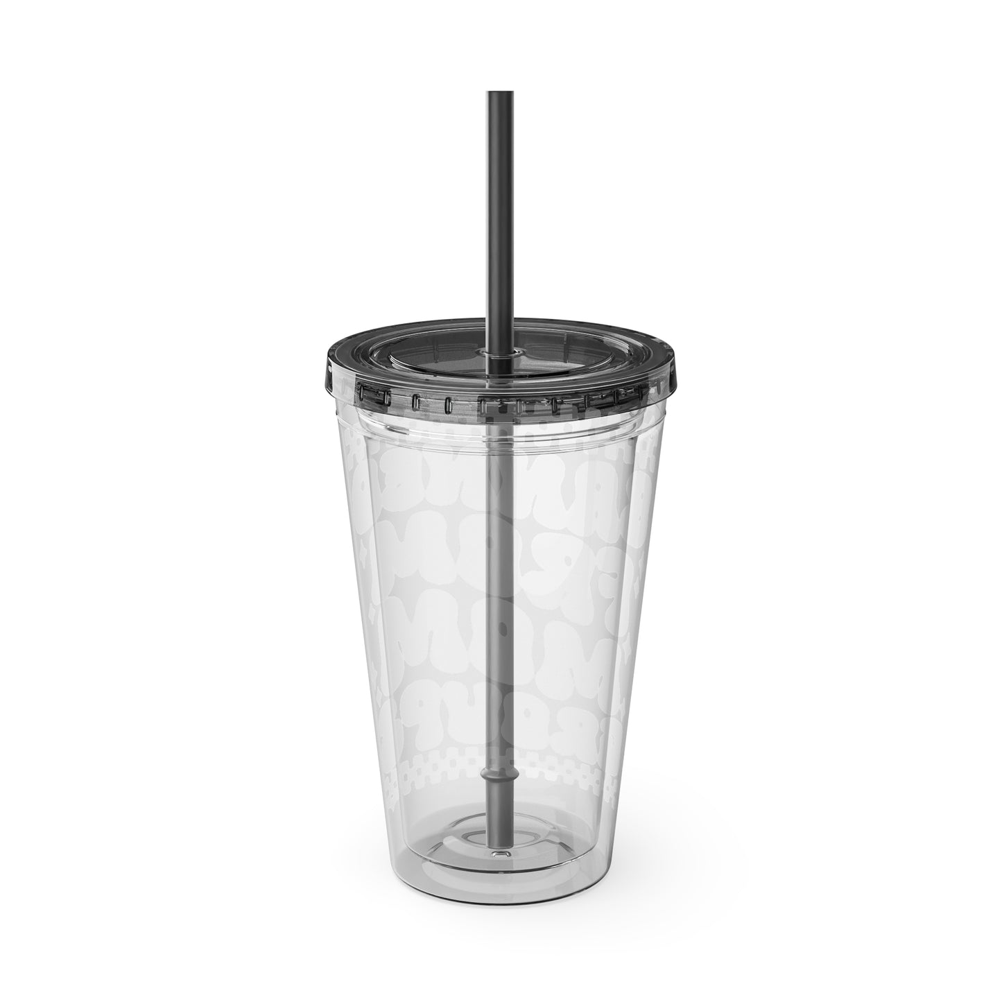 Banned From Mom Groups Sunsplash Tumbler with Straw, 16oz