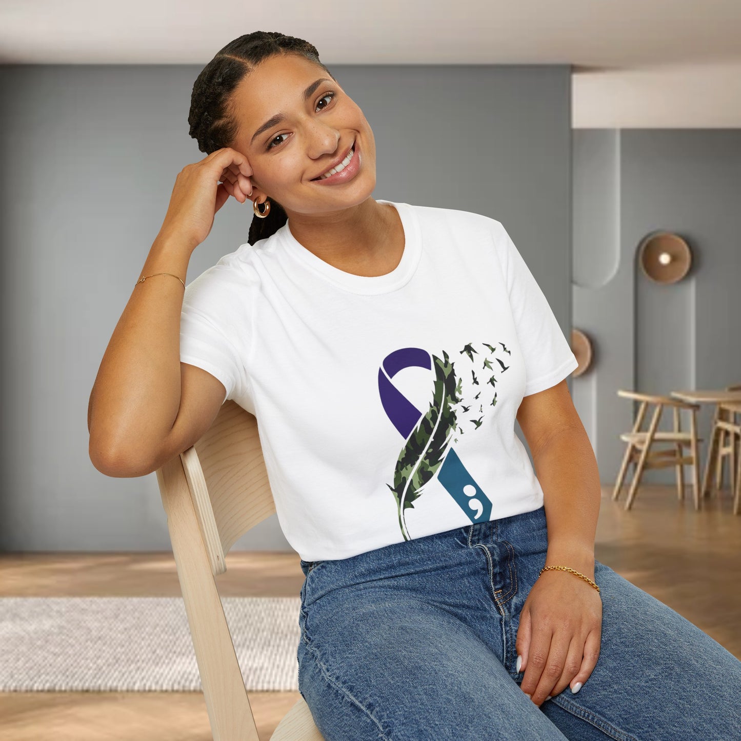 Suicide Awareness Unisex Softstyle T-Shirt