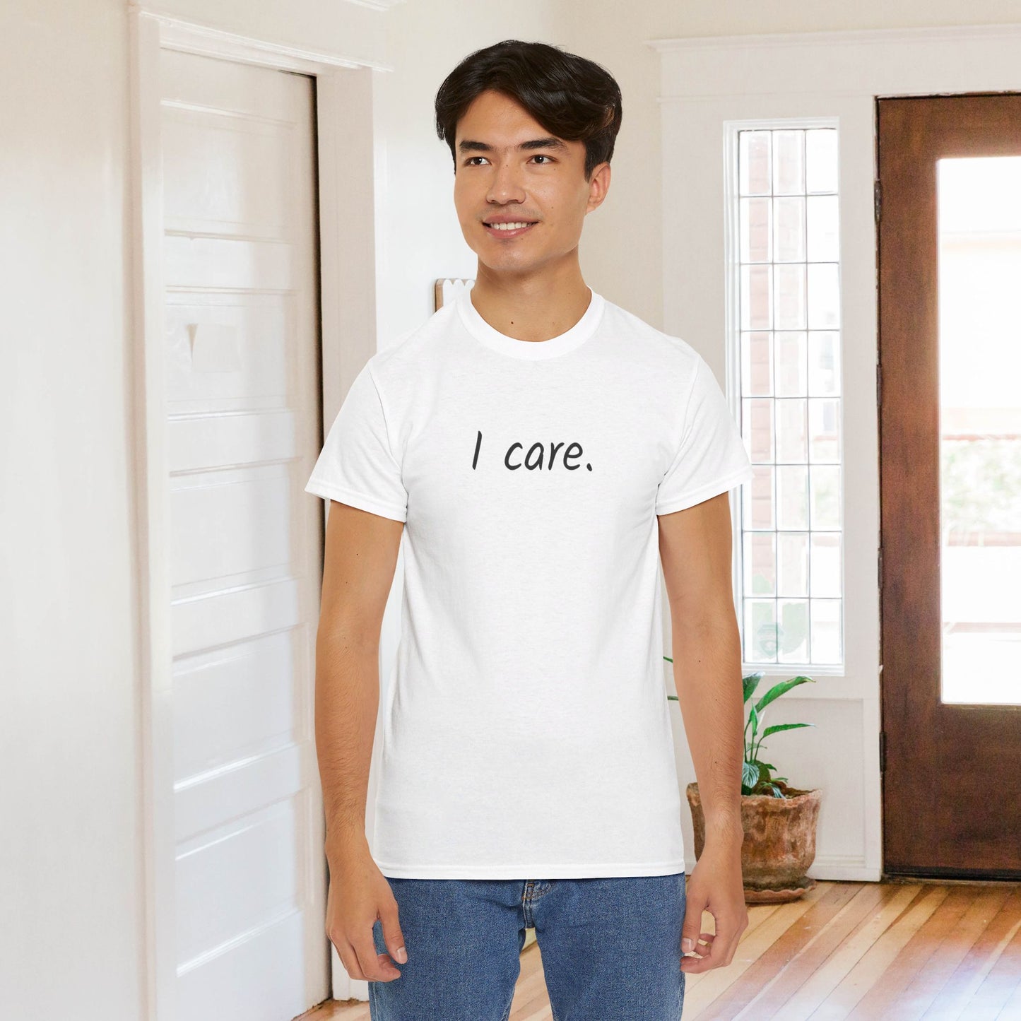 I Care Unisex Heavy Cotton Tee