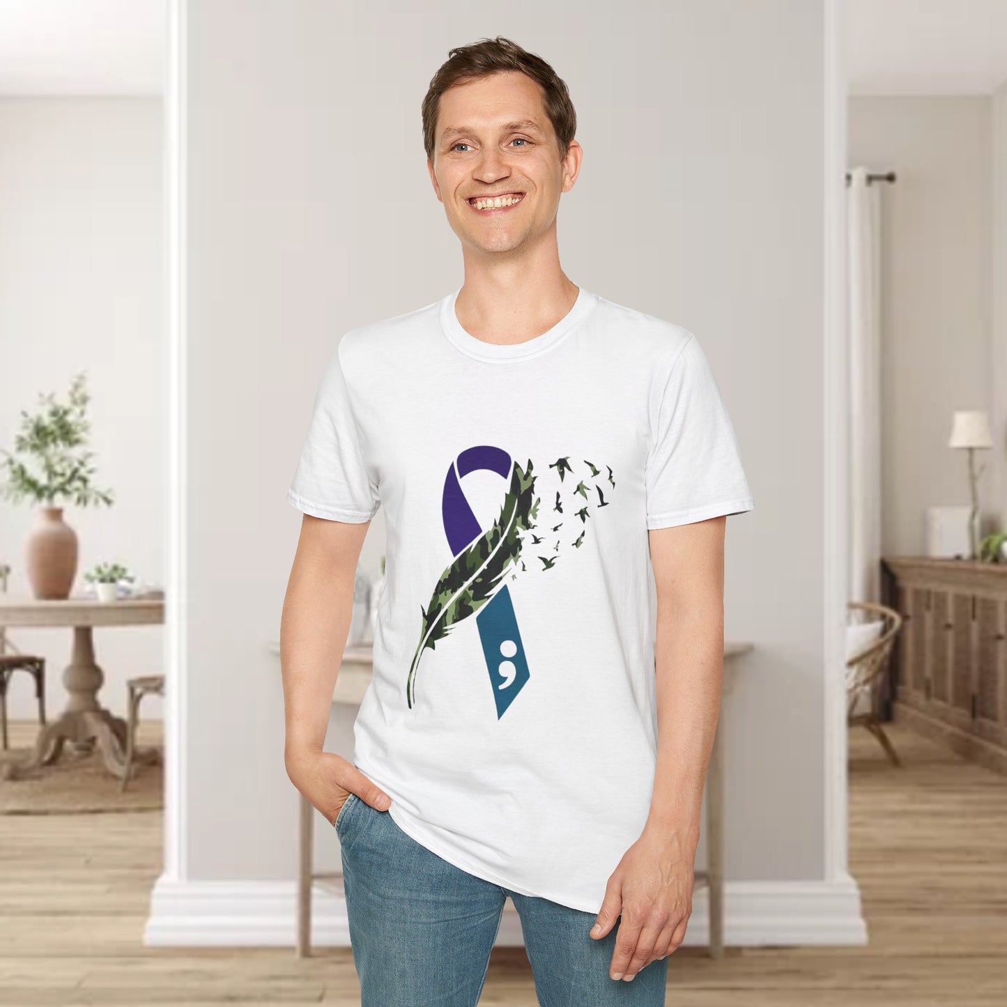 Suicide Awareness Unisex Softstyle T-Shirt