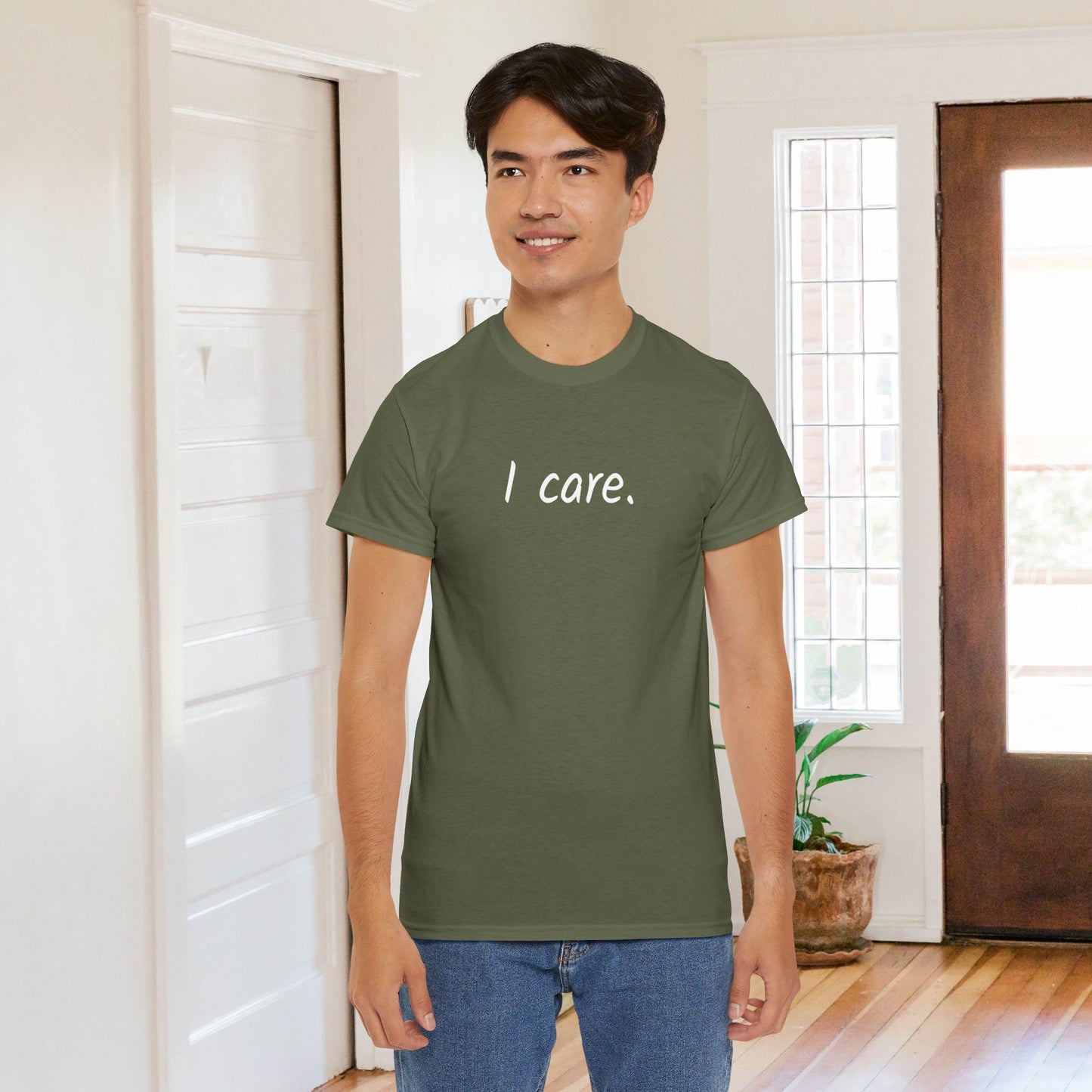 I Care Unisex Heavy Cotton Tee