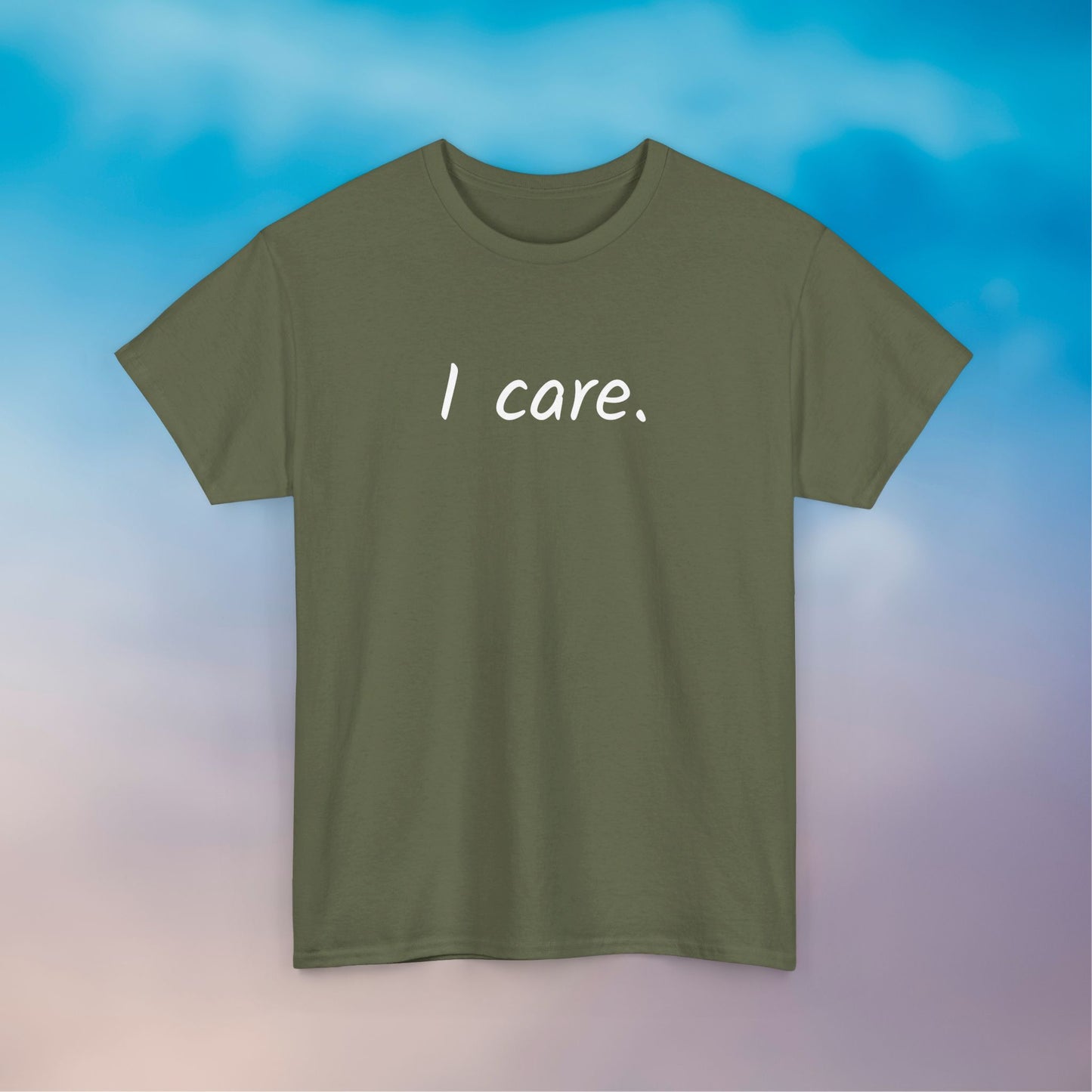 I Care Unisex Heavy Cotton Tee