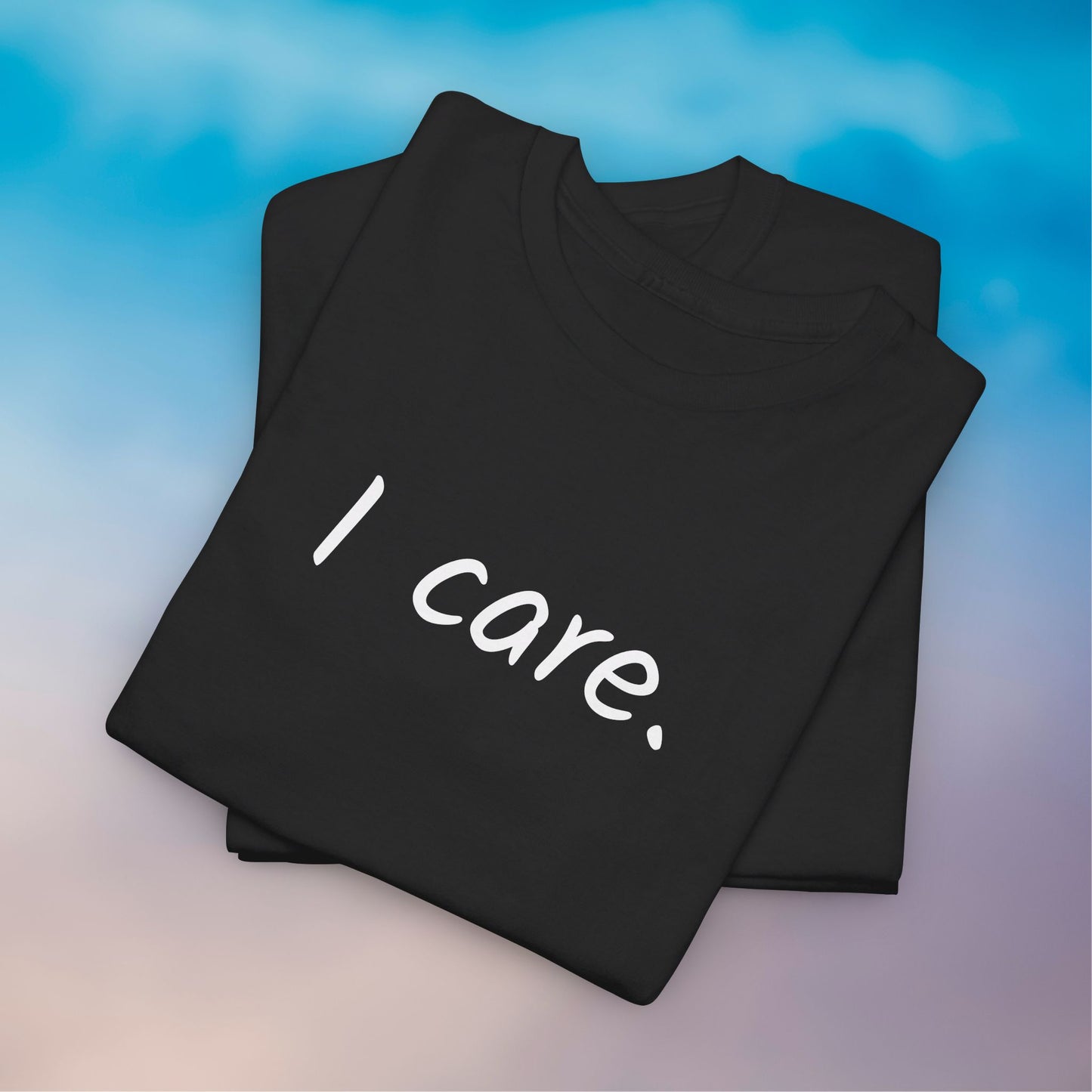 I Care Unisex Heavy Cotton Tee