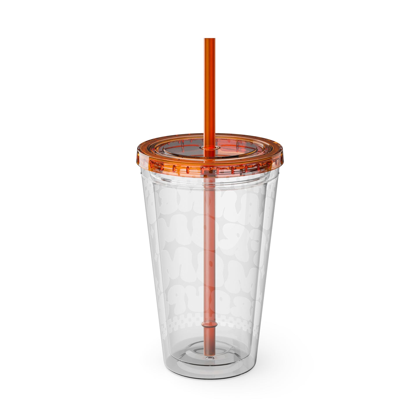 Banned From Mom Groups Sunsplash Tumbler with Straw, 16oz