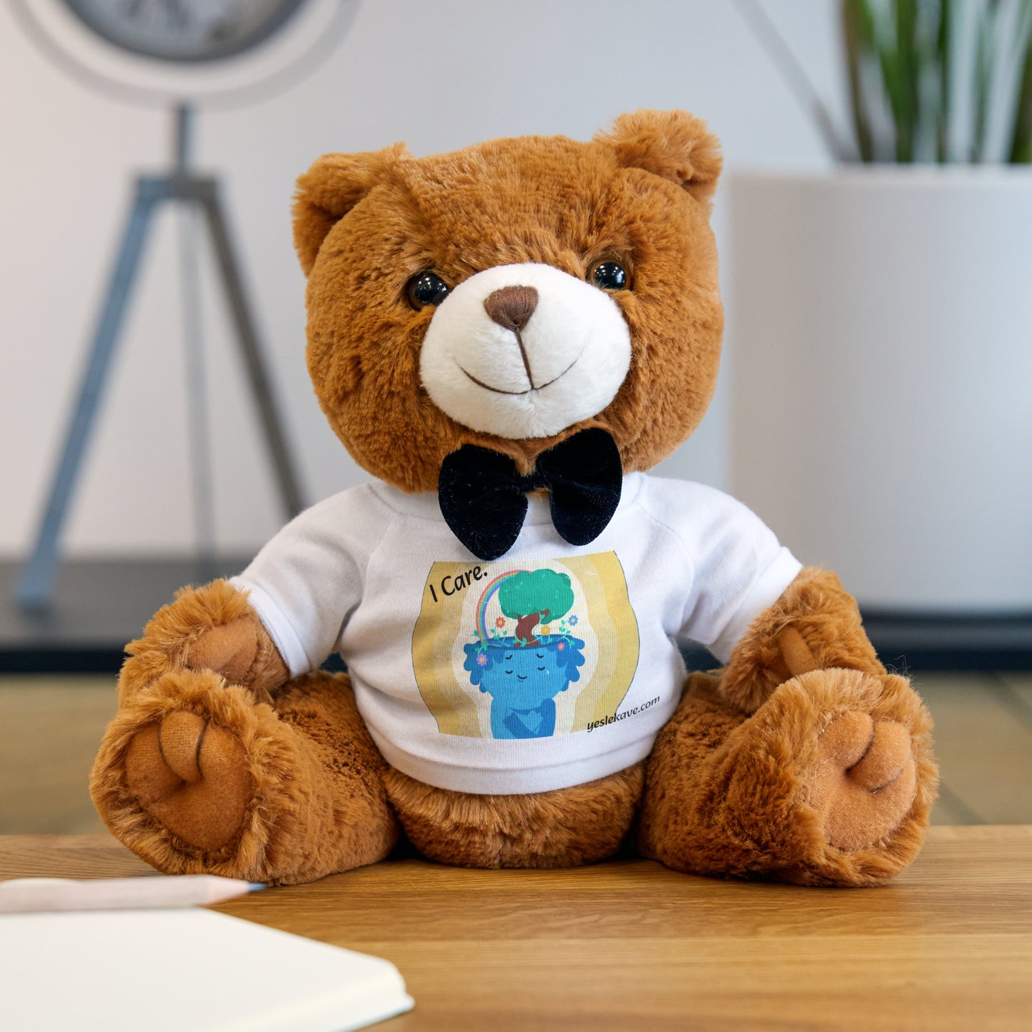 I Care Teddy Bear with T-Shirt